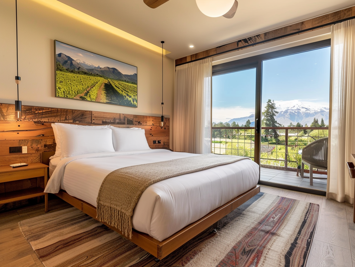 Suite Deluxe con jacuzzi y vista a la montana